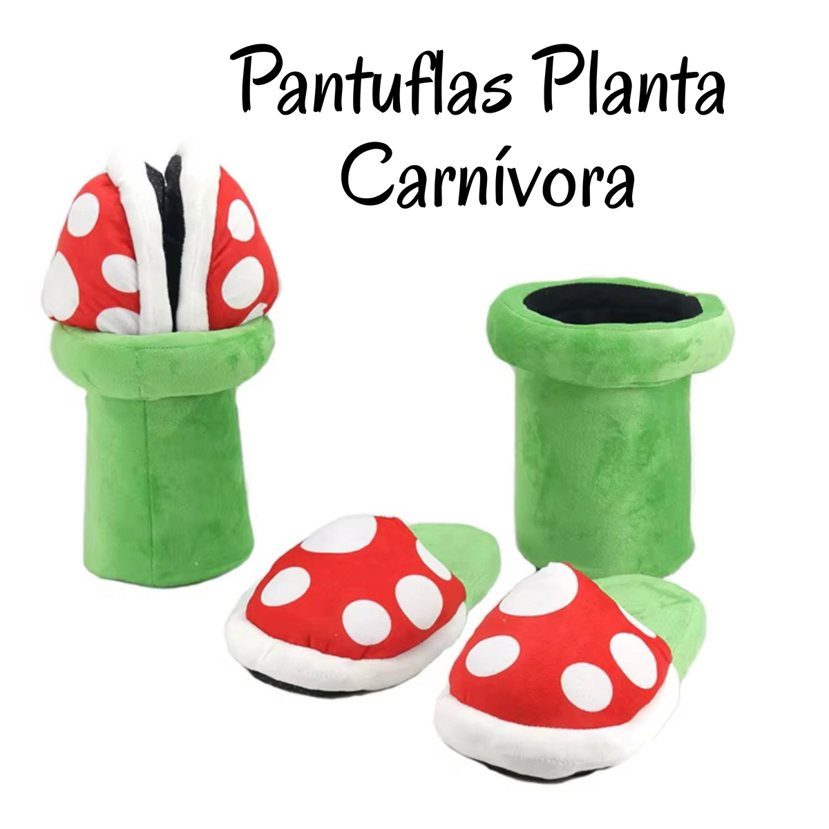 Pantuflas Planta Carnívora