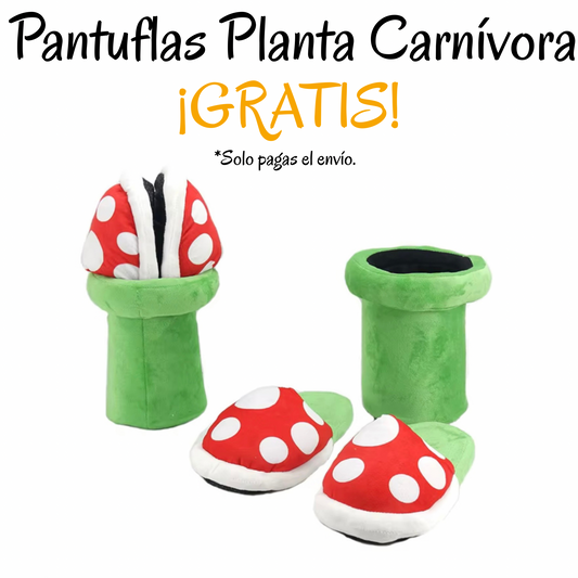 Pantuflas Planta Carnívora